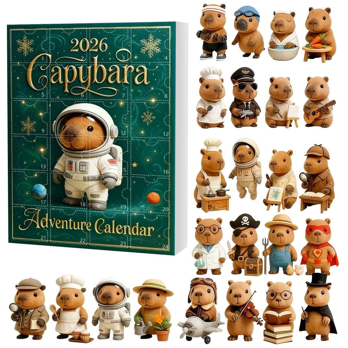 CALENDARIO DELL’AVVENTO – Capibara cosmico