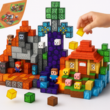 Set di costruzioni magnetiche – 200 pezzi