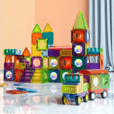 Set di costruzioni magnetiche LED – 69 pezzi
