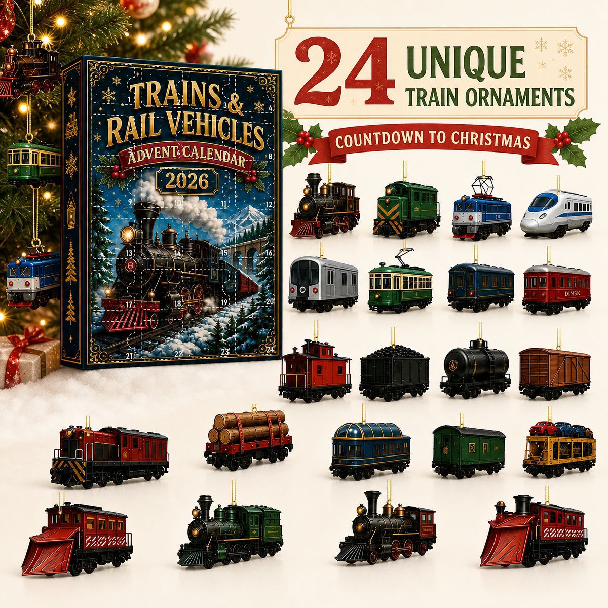 CALENDARIO DELL’AVVENTO – TRENI