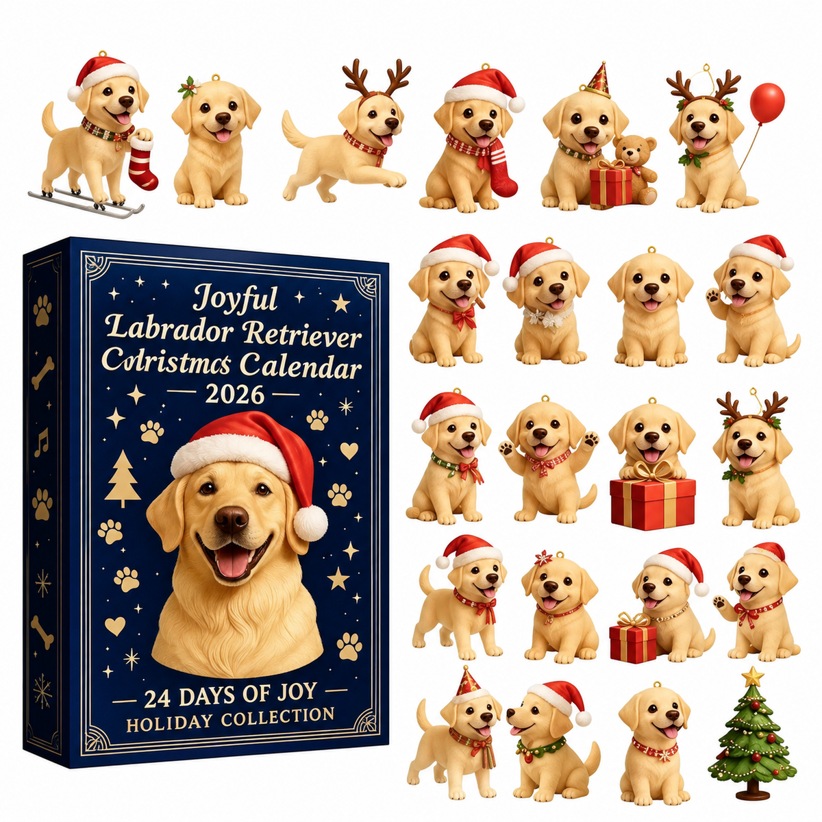 CALENDARIO DELL’AVVENTO - Labrador di Natale