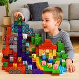 Set di costruzioni magnetiche – 200 pezzi