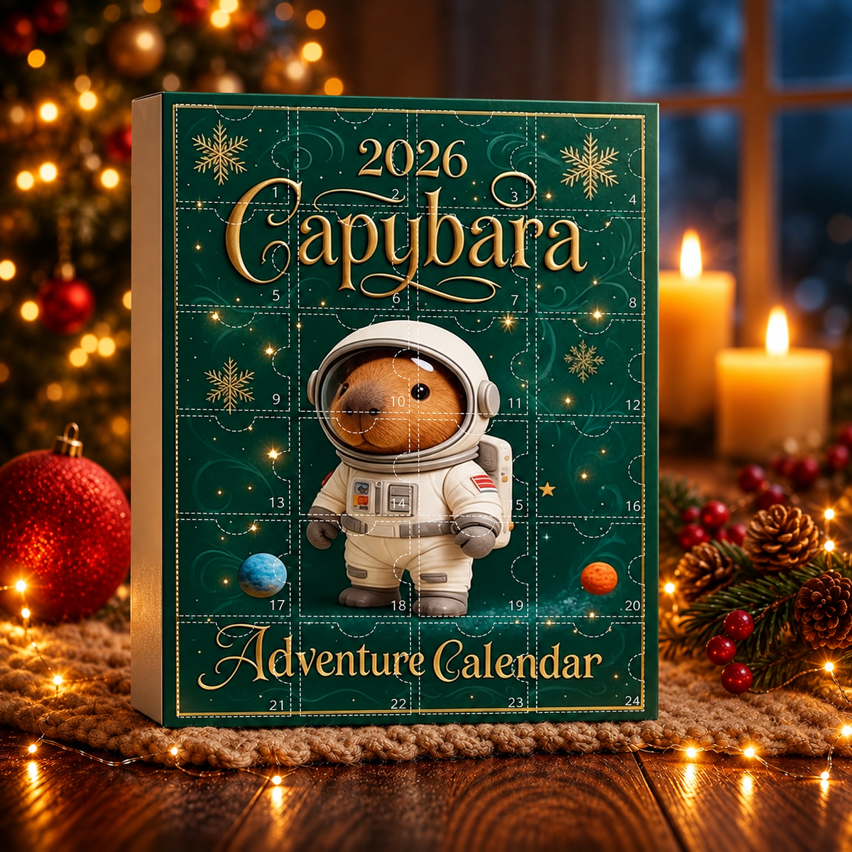 CALENDARIO DELL’AVVENTO – Capibara cosmico
