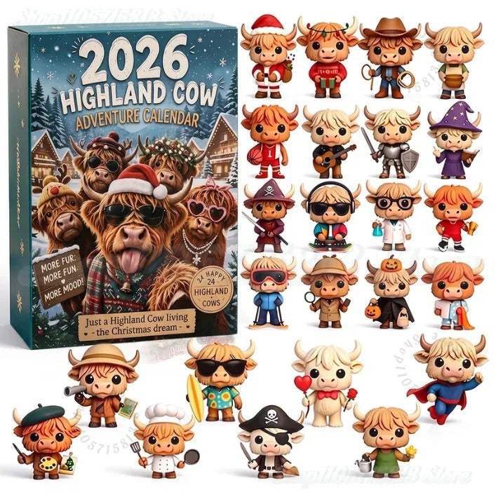 CALENDARIO DELL’AVVENTO – MUCCHE HIGHLAND