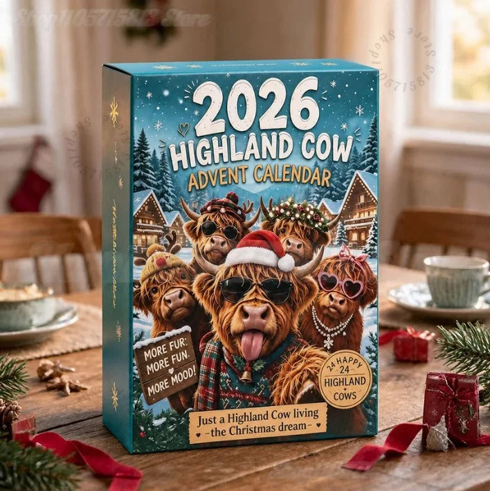 CALENDARIO DELL’AVVENTO – MUCCHE HIGHLAND
