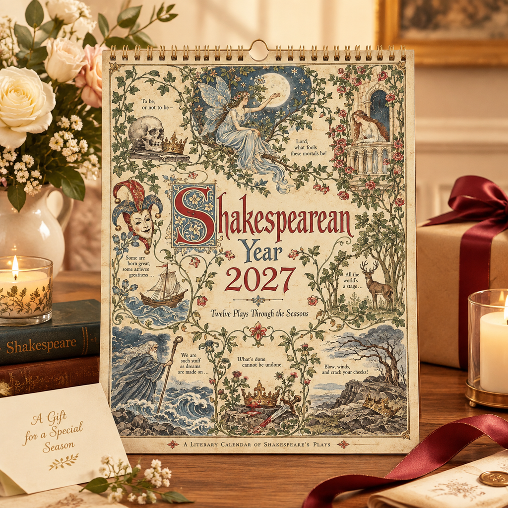 CALENDARIO DA PARETE 2027 – Un anno con Shakespeare