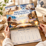 CALENDARIO DA PARETE 2027 – Versetti biblici per ritrovare la forza
