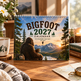 CALENDARIO DA PARETE 2027 – Bigfoot e Sasquatch