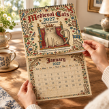 CALENDARIO DA PARETE 2027 – Gatti medievali