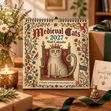 CALENDARIO DA PARETE 2027 – Gatti medievali