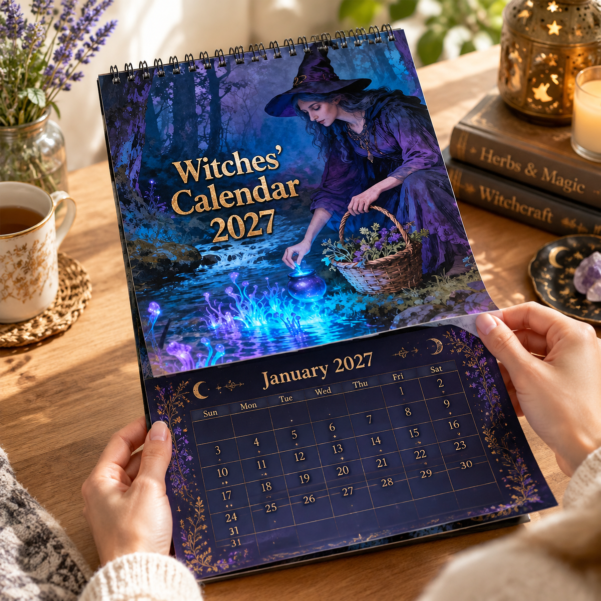 CALENDARIO DA PARETE 2027 – Streghe mistiche
